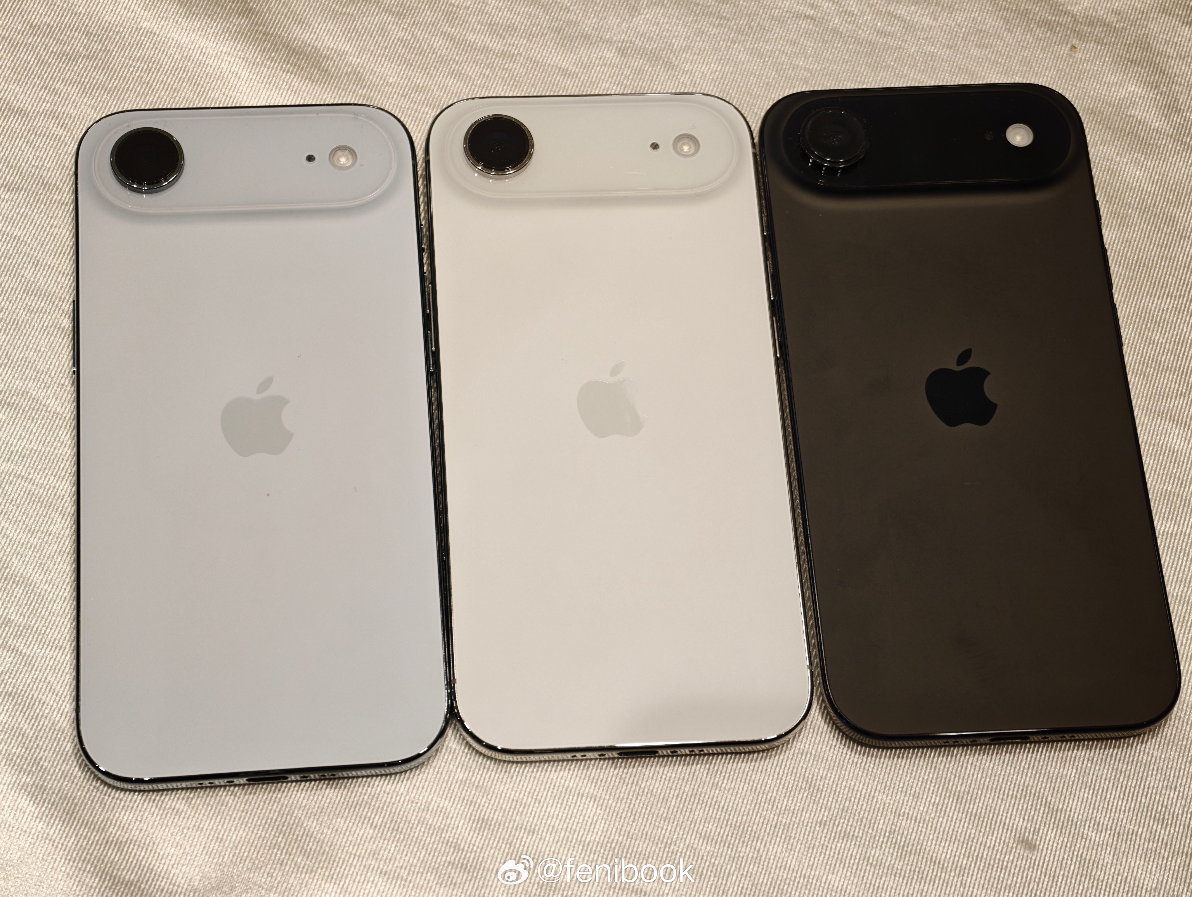 谁说iPhone Air冷门？吃个饭凑齐了三个颜色的iPhone Air