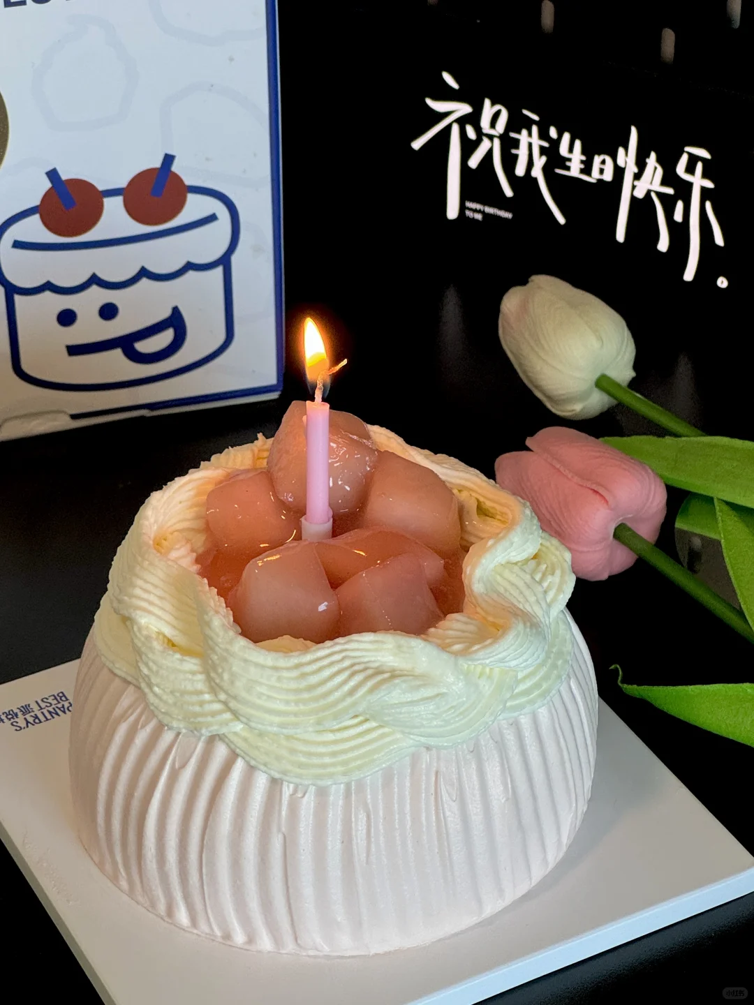 这个夏天总要请你的好朋友出一个🍑蛋糕吧！