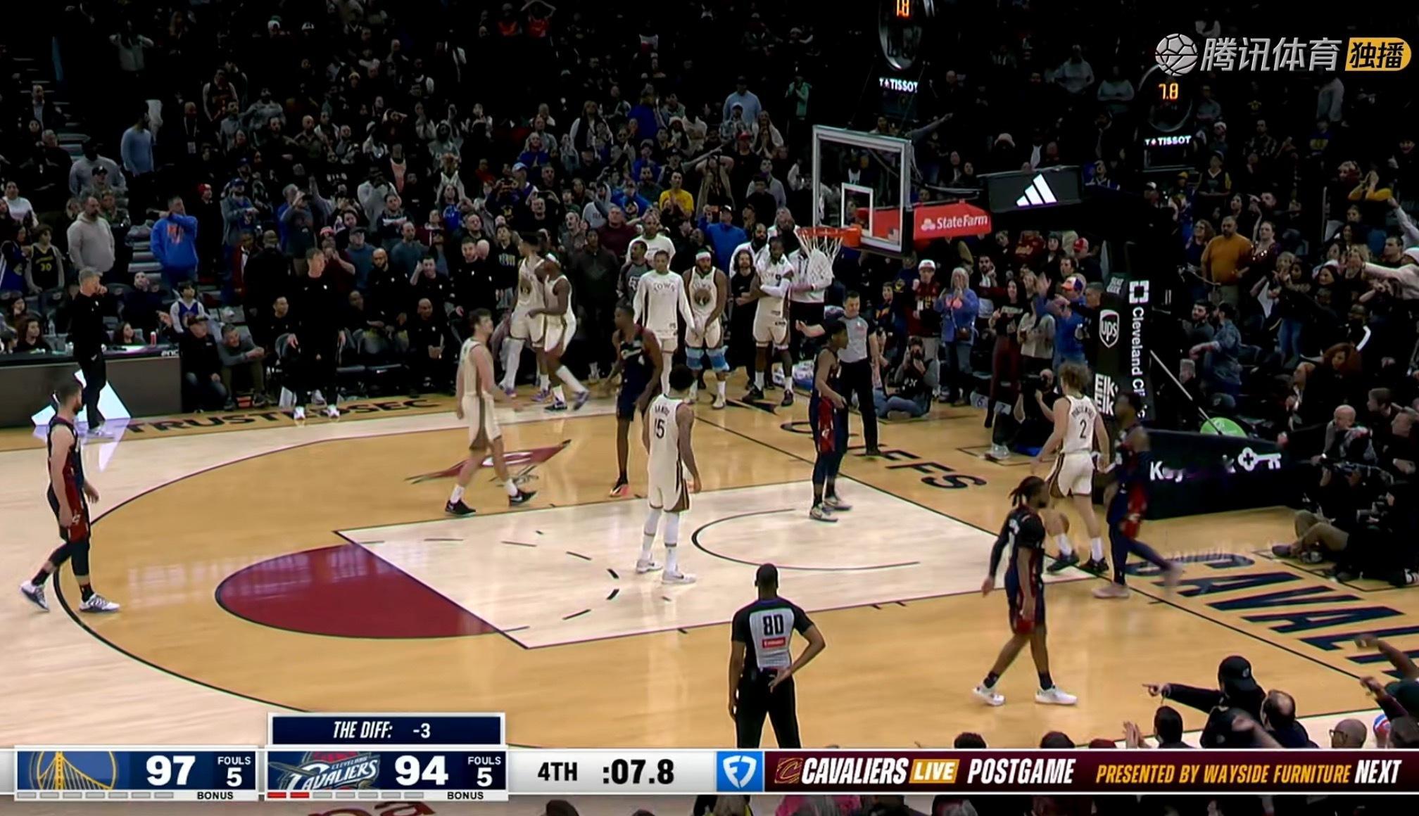 7.8秒，骑士落后3分… 