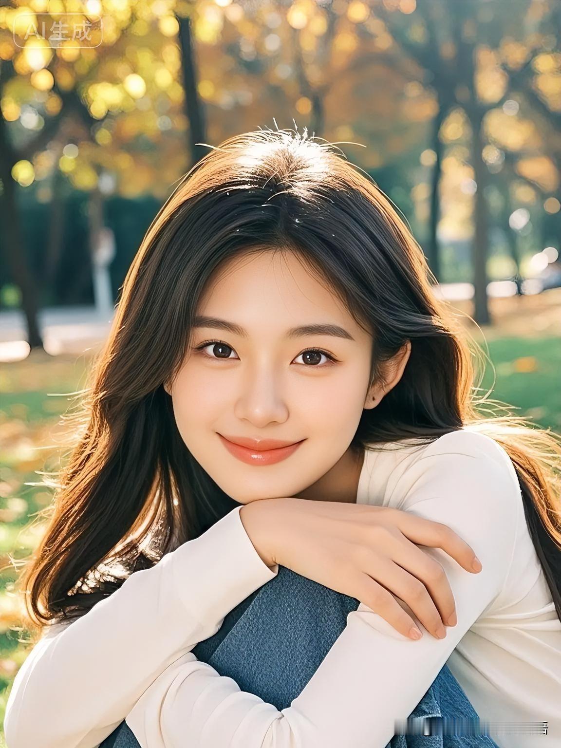 秋日限定的美好：阳光、落叶和爱笑的你🍂
你的手机里有没有一张拍下来的治愈笑容？