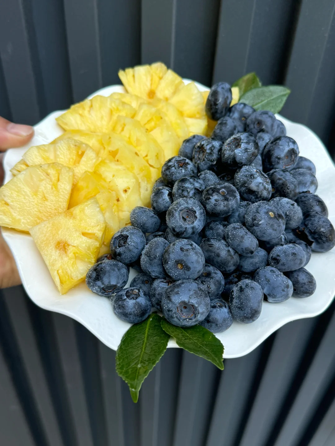 当凤梨遇上蓝莓，怎能不心动！