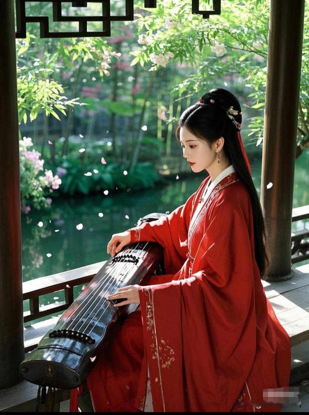 “梅兰竹菊”是花中四君子，与“琴棋书画”同为传统雅事，意境高度匹配。