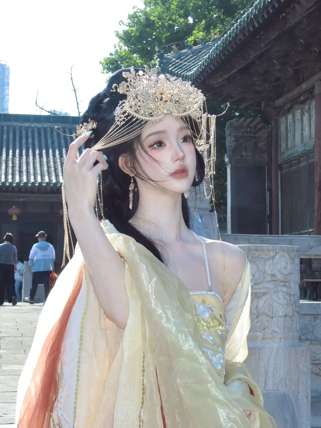 一个也可以拍很多好看的照片 古风 氛围感 汉服 古装