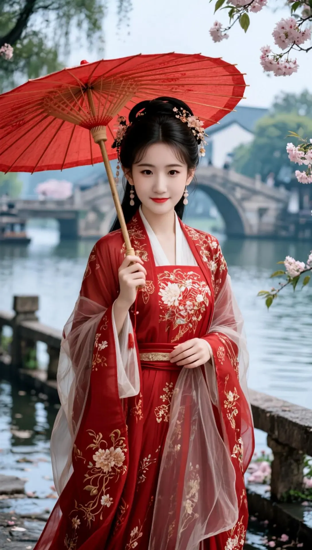 AI湖畔汉服照 随变ai随便玩
