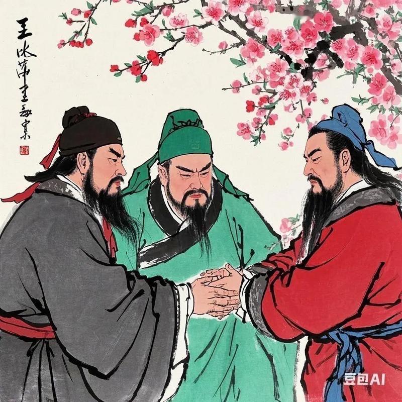 东汉末年，刘备、关羽、张飞于桃园结义，誓言“不求同年同月同日生，但求同年同月同日