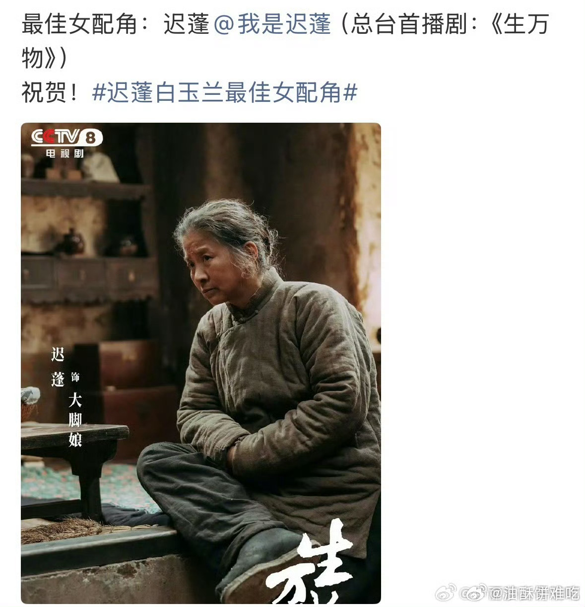 白玉兰的男配女配选的都很实至名归 