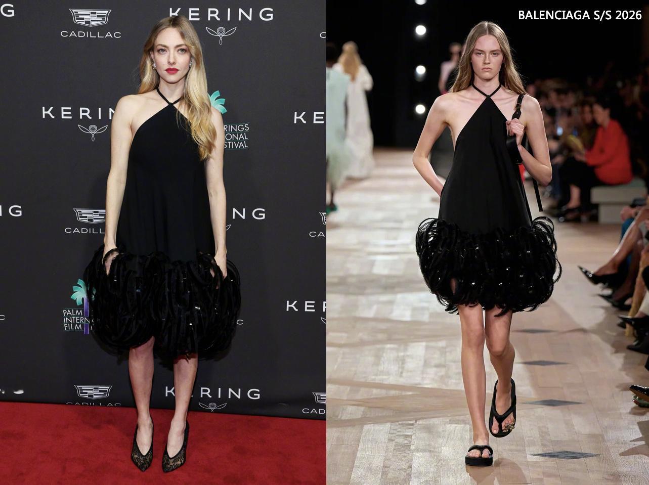 Amanda Seyfried 携《安·李的遗嘱》亮相棕榈泉国际电影节红毯，拿到