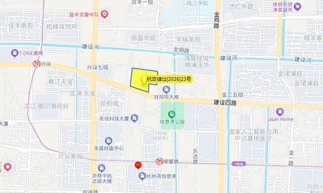 滨江绿城奥体南再联手！26亿斩获市北新地王，双地铁+天街旁，奥体芯顶豪标杆来了！