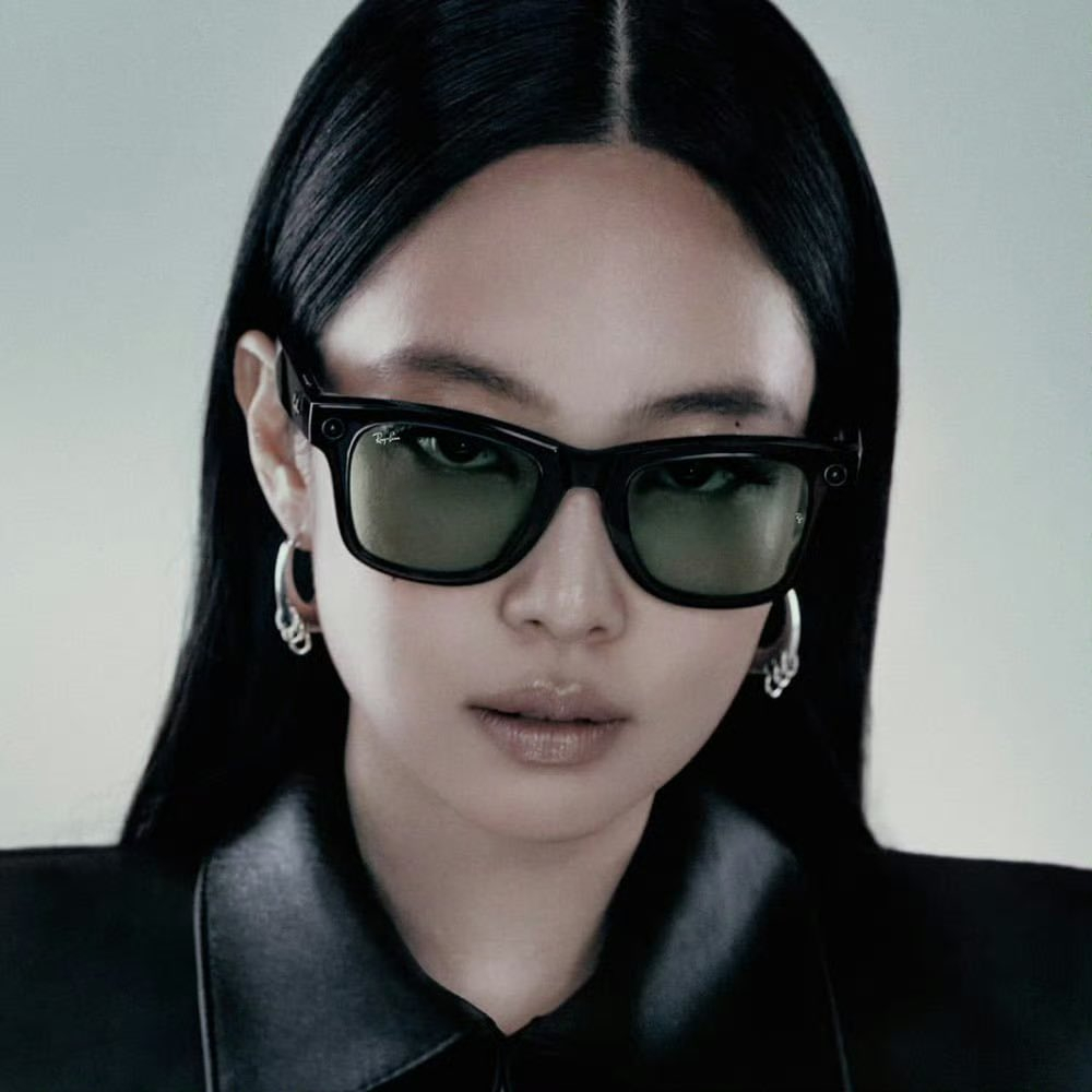 JENNIE x Ray-Ban and META我擦，这墨镜怎么这么好看，果然