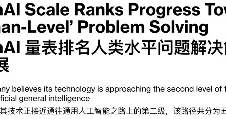 独家揭秘OpenAI核心文件：AGI五级突破实锤，微软130亿投资或打水漂
