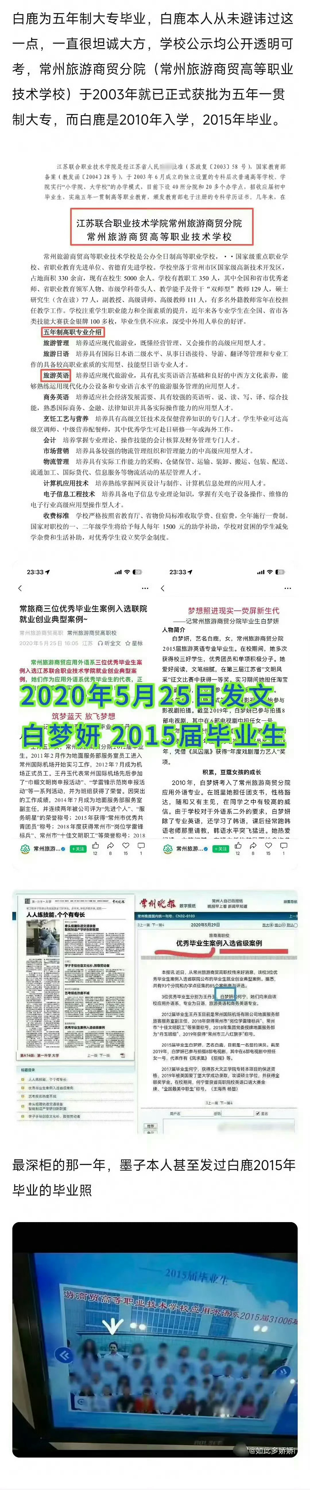 白鹿学历根据文艺两新的申报路径，允许文艺两新人才不走四级演员初级职称，大专毕业从