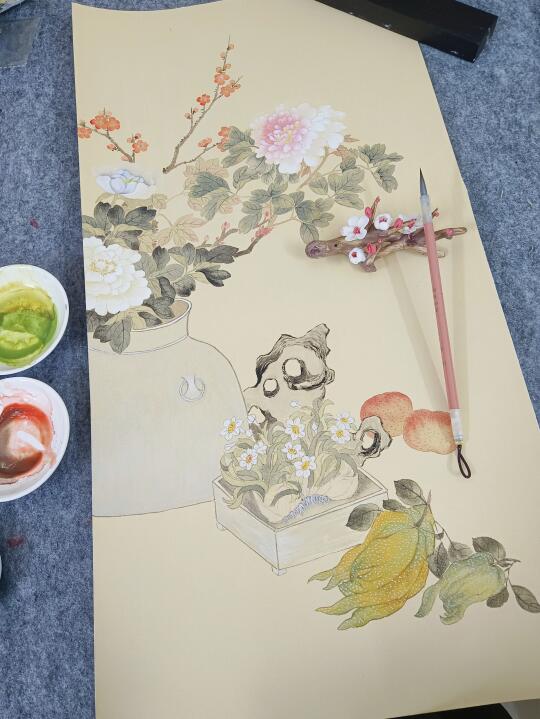 没骨画‖清供图100【5】