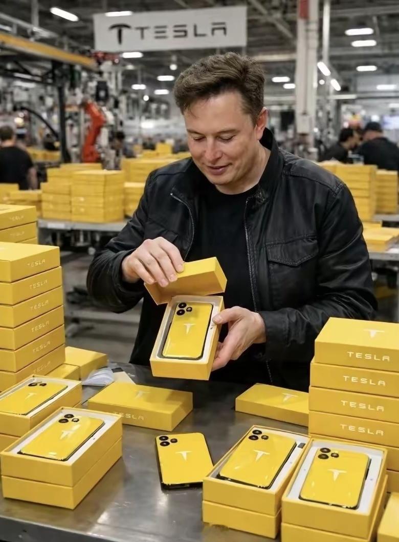 还是iPhone好用，特斯拉手机就别想了，不过可以和苹果出个联名款或者定制款 