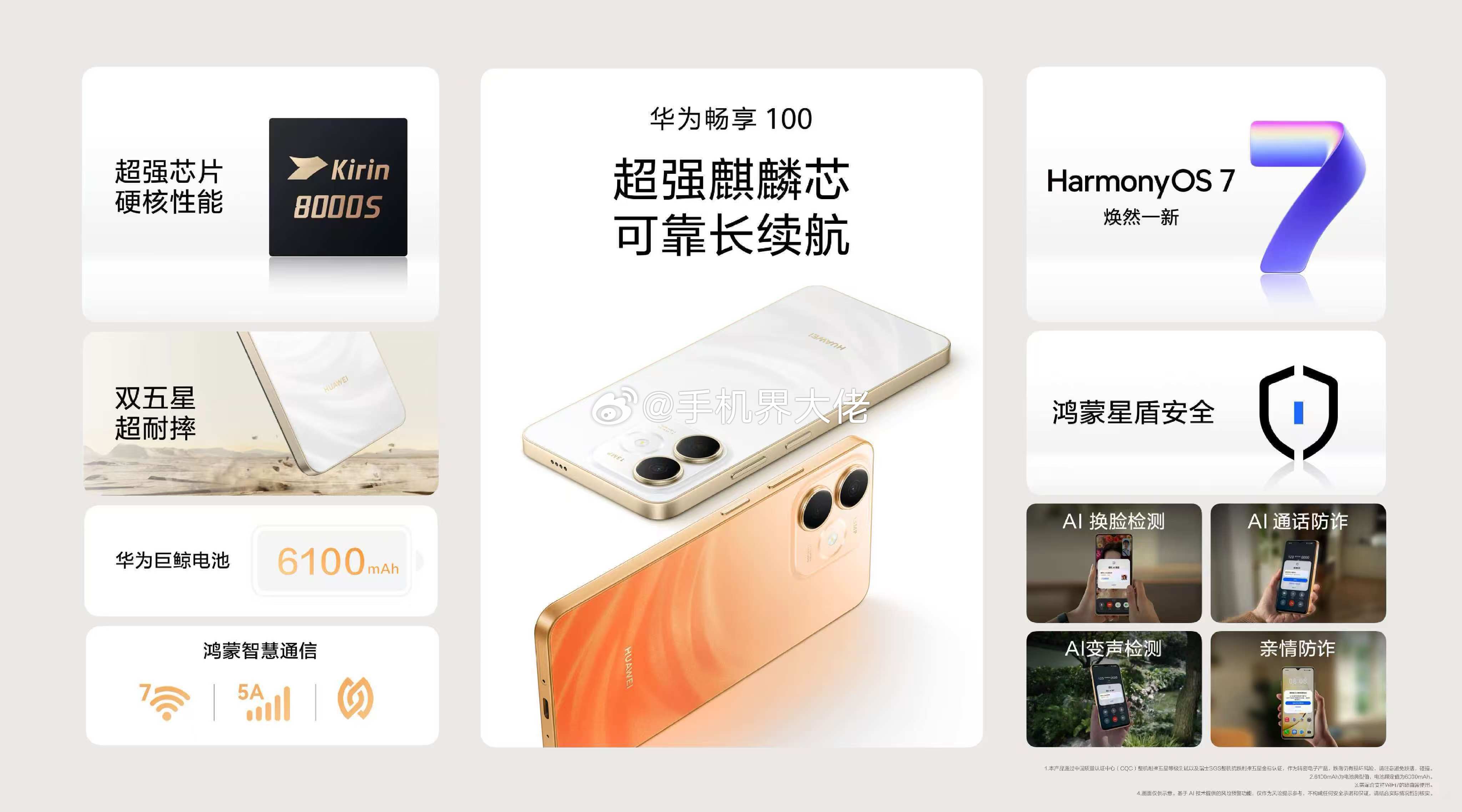 畅享100满分畅享华为畅享100 Pro这次在千元档把影像玩明白了！5000万R