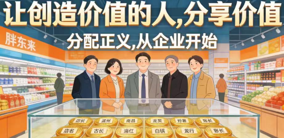 震撼商界！胖东来12名店长每人分得2000万，近40亿资产“分”给全体员工
“分