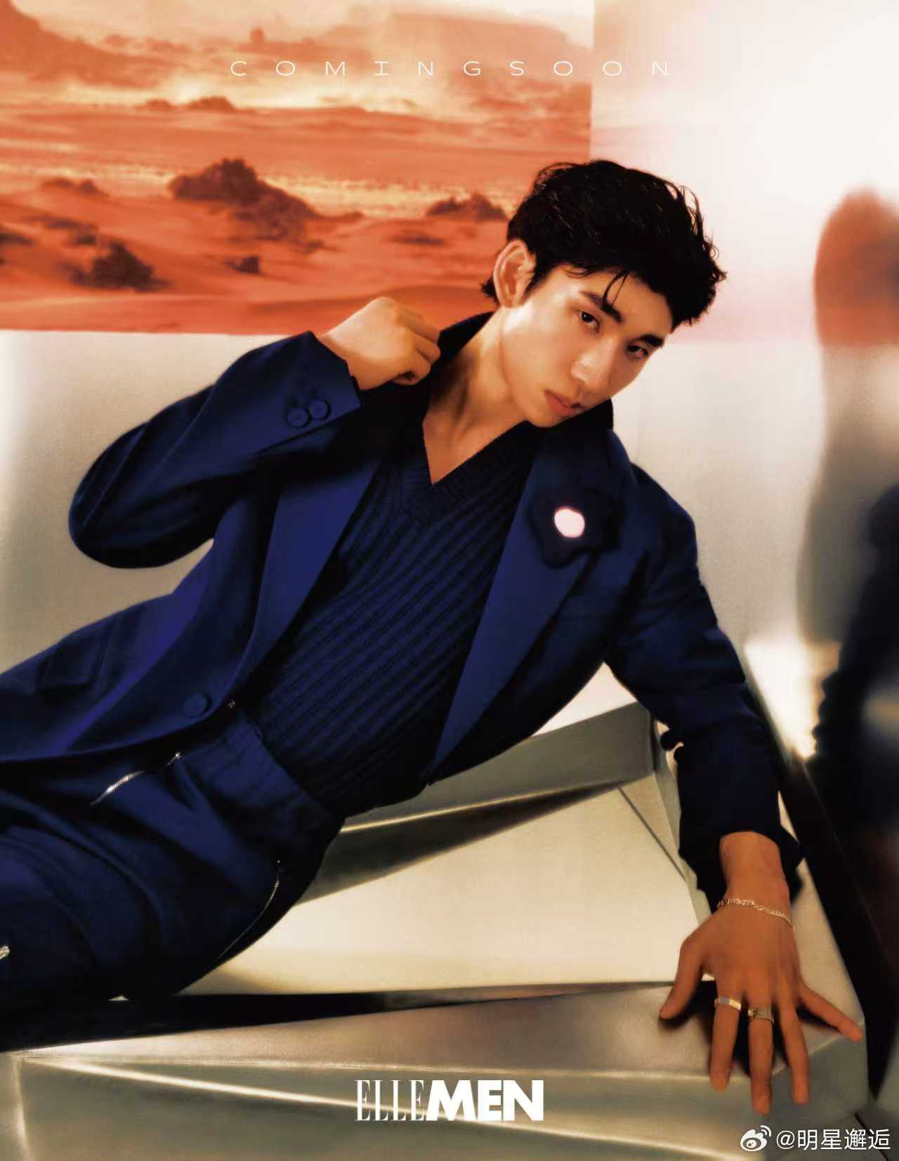 林孝埈ELLEMEN四月刊预告林孝埈的自我与新生 林孝埈解锁五大男刊封面。以新生