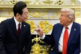 特朗普：帮我们打伊朗？李在明：NO！
 
当地时间8月17日，特朗普在白宫直接公