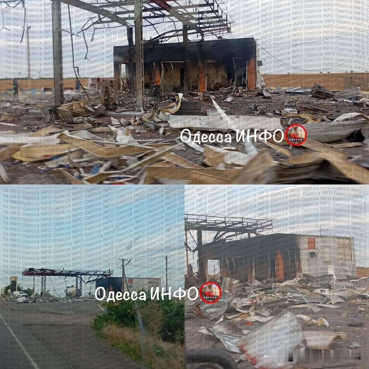 🔥敖德萨地区又一座加油站“退出群聊”。

俄军日均10到15座的“定点清除接力