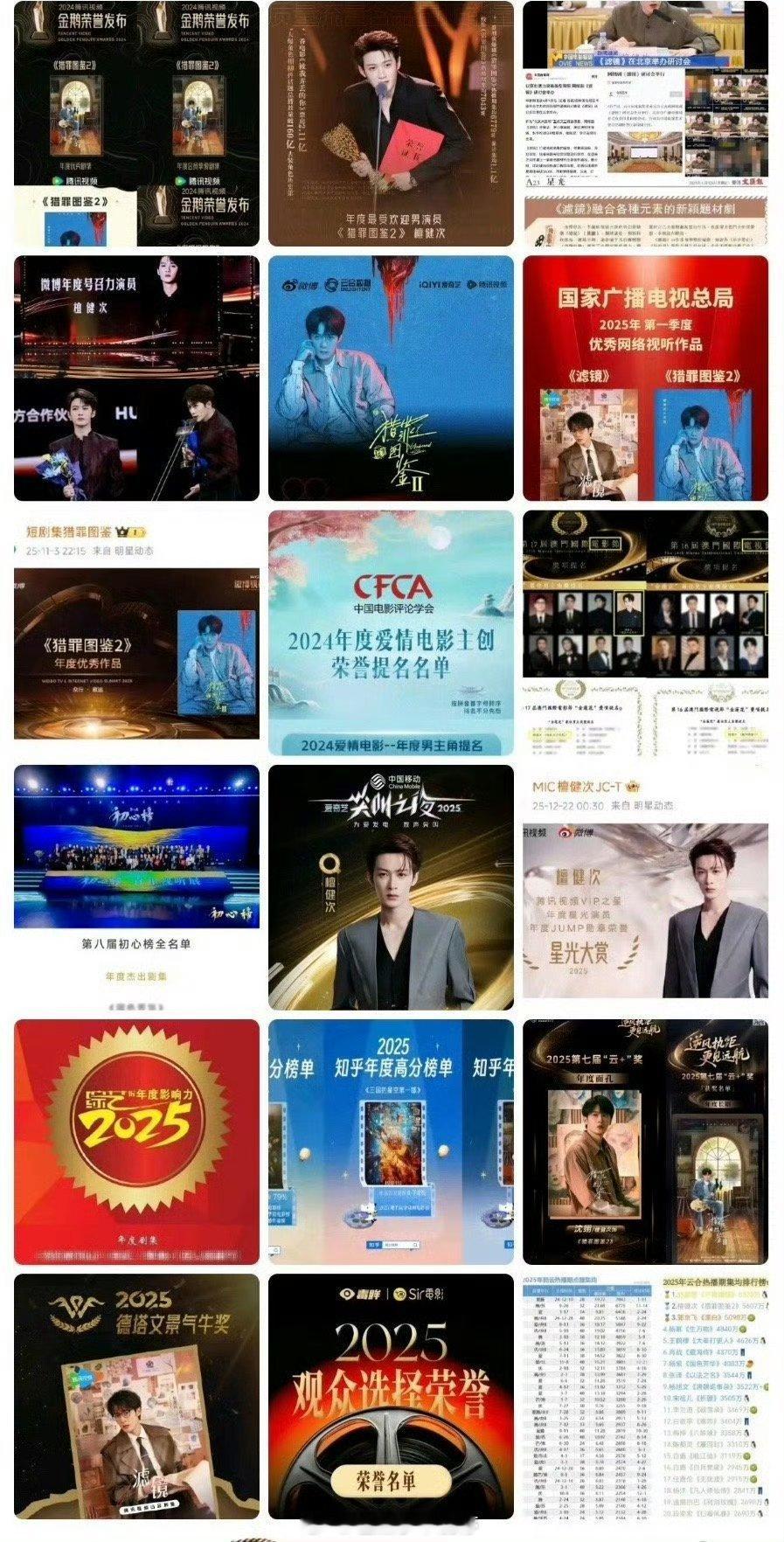 檀健次2025实绩，影视双丰收，2025收获满满