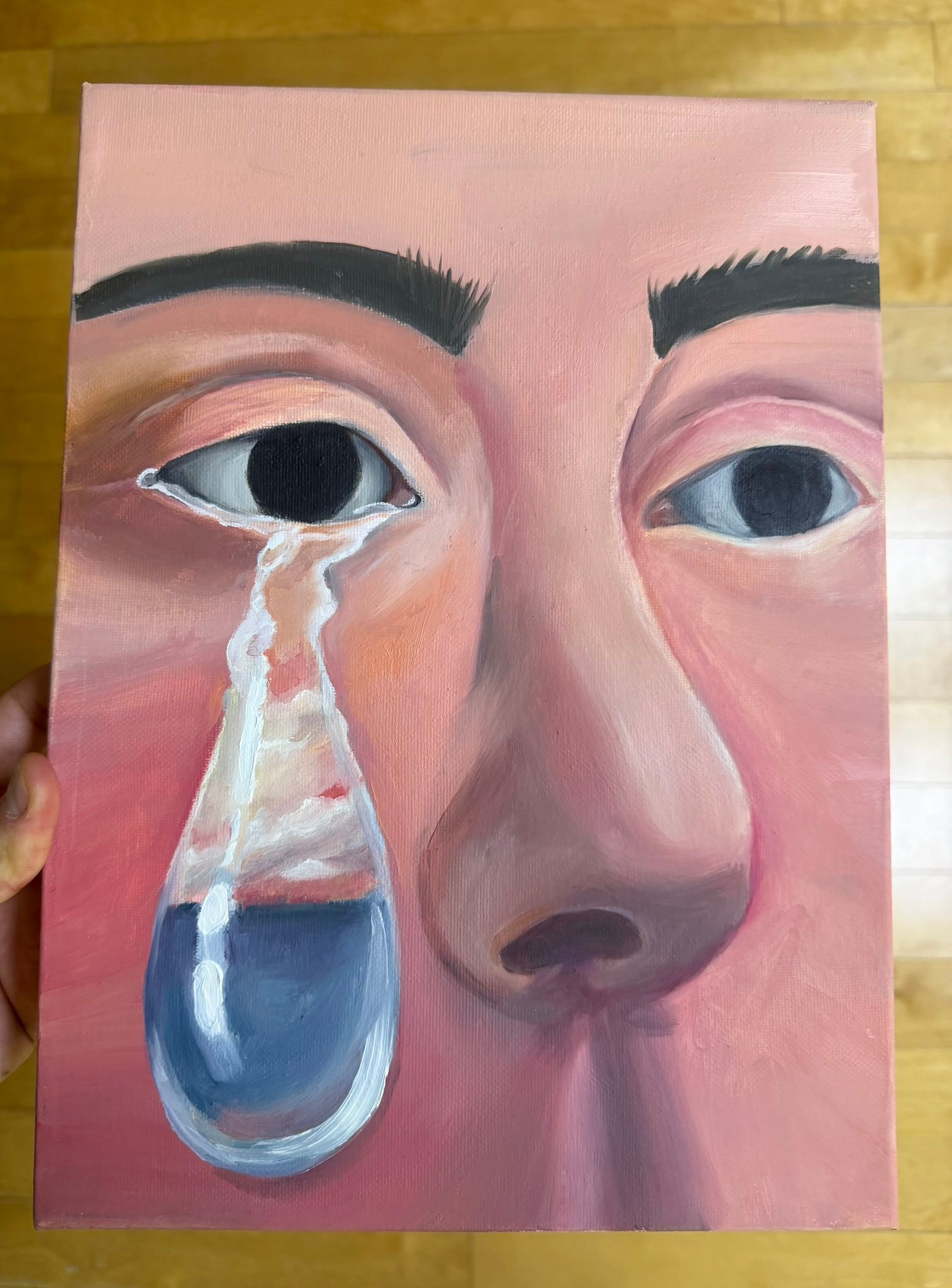 “CB百蓝_。260219崔始源 TW更新：我妹妹画的画. 太令人骄傲了!I’m