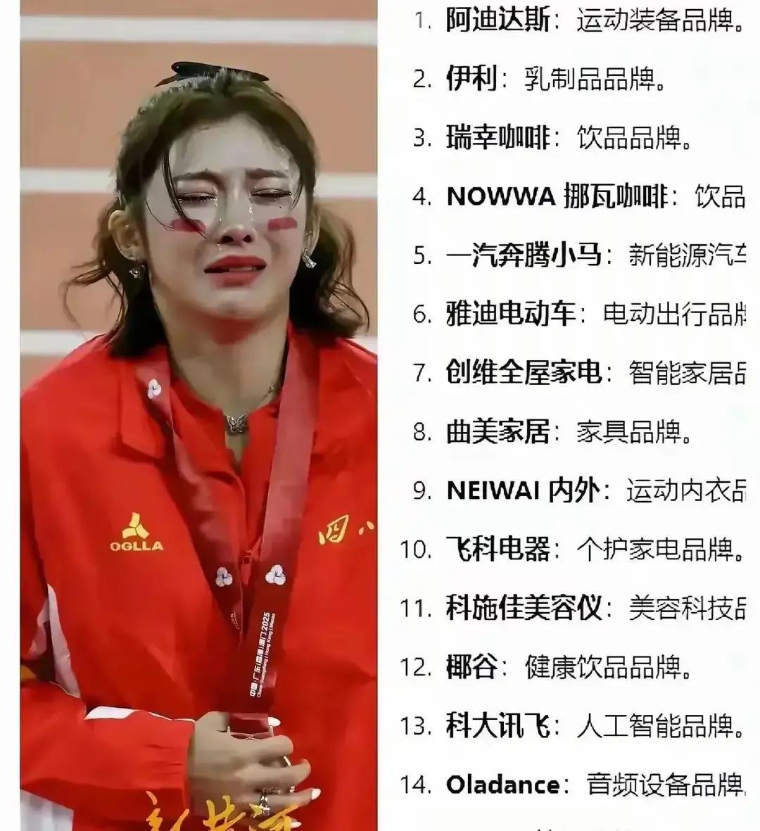 一觉睡醒
 
是不是全网都知道了。
 
昨晚全运会收官，今早吴艳妮话题冲上热搜。