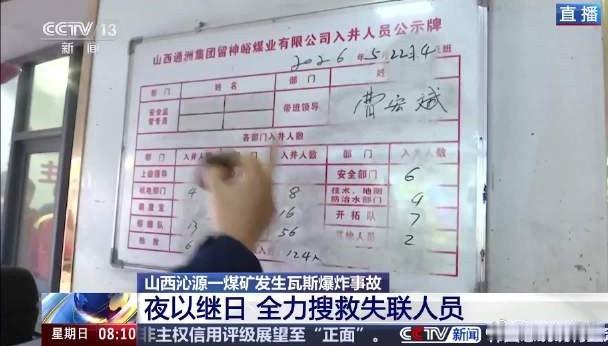 煤矿爆炸时247人下井仅记录124人看到这起煤矿爆炸事故相关消息，实际下井人数和