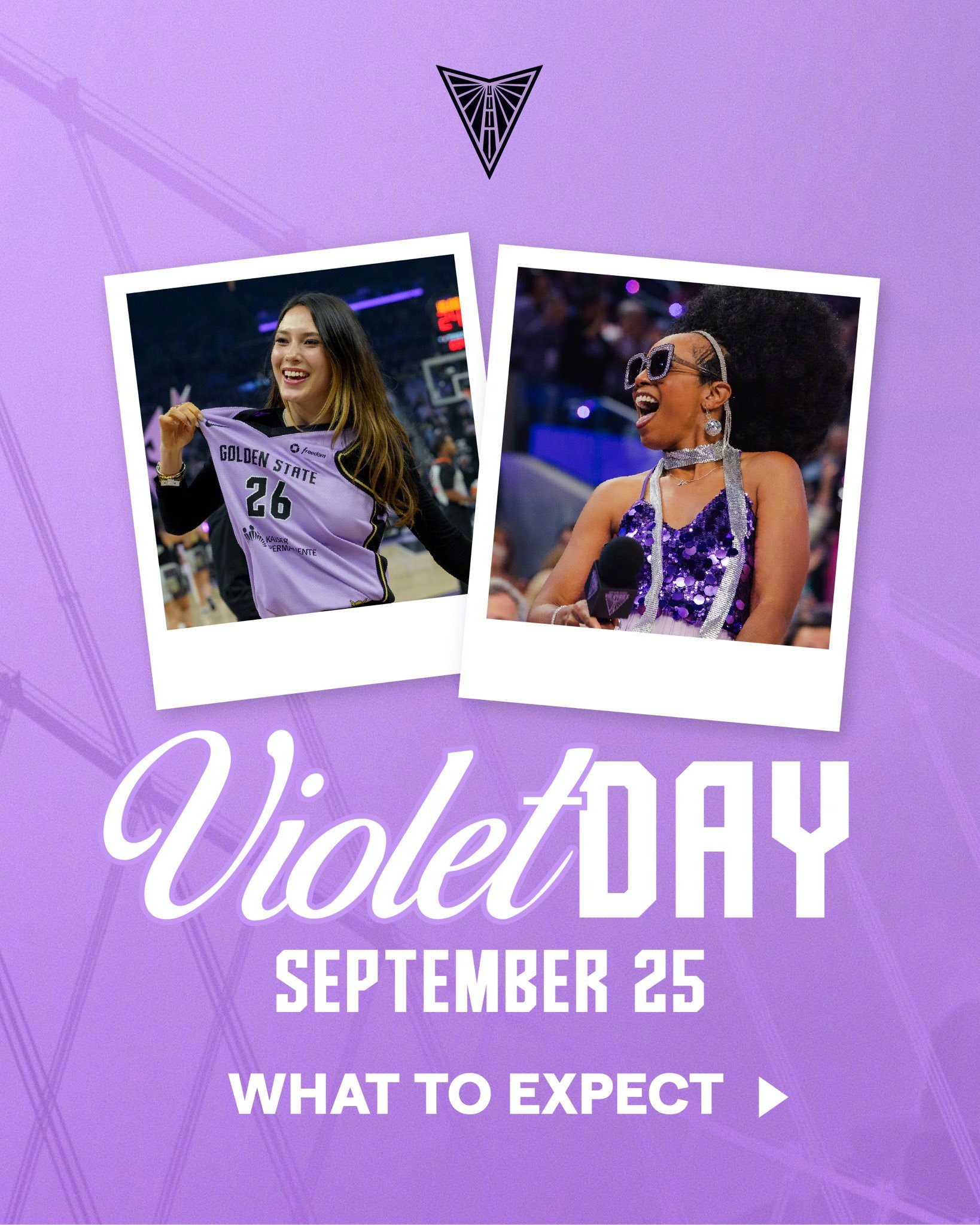 9月25日，金州瓦尔基里Violet Day紫色日正式开启，打响2026年WNB
