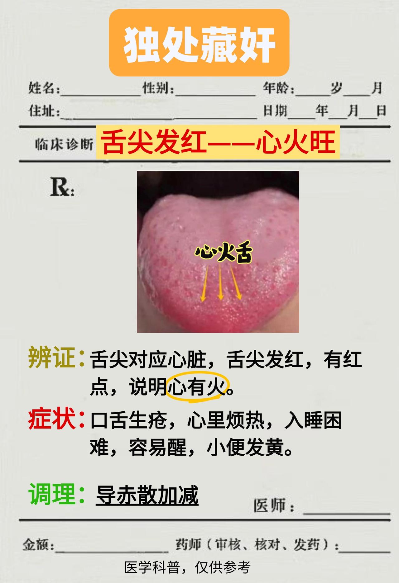 舌象分析秘法——独处藏奸：舌头哪一处特别，问题就藏在那里，用四个舌象帮你了解