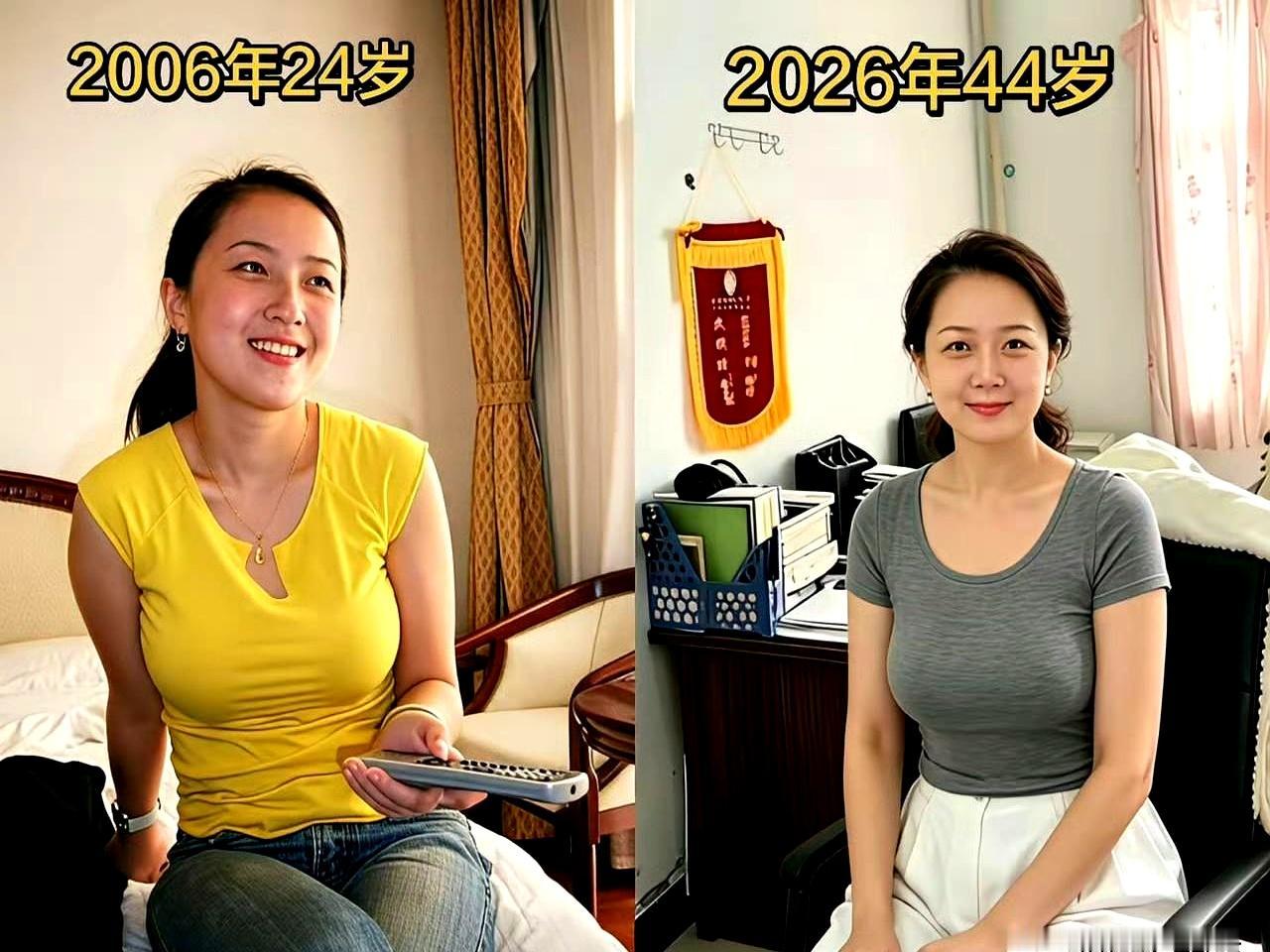 都说岁月是把杀猪刀，可有的人啊，反倒被它雕琢得更亮了！
瞅瞅这位女士，是不是很像