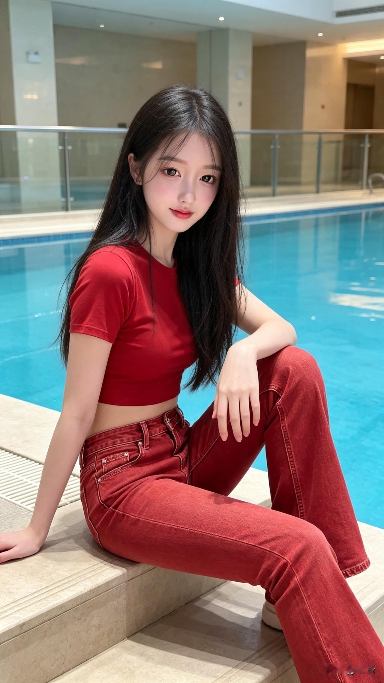 今天周一，泳衣都没给我准备，就拖我过来游泳……有哪些女生日常好看穿搭可以借鉴 怎