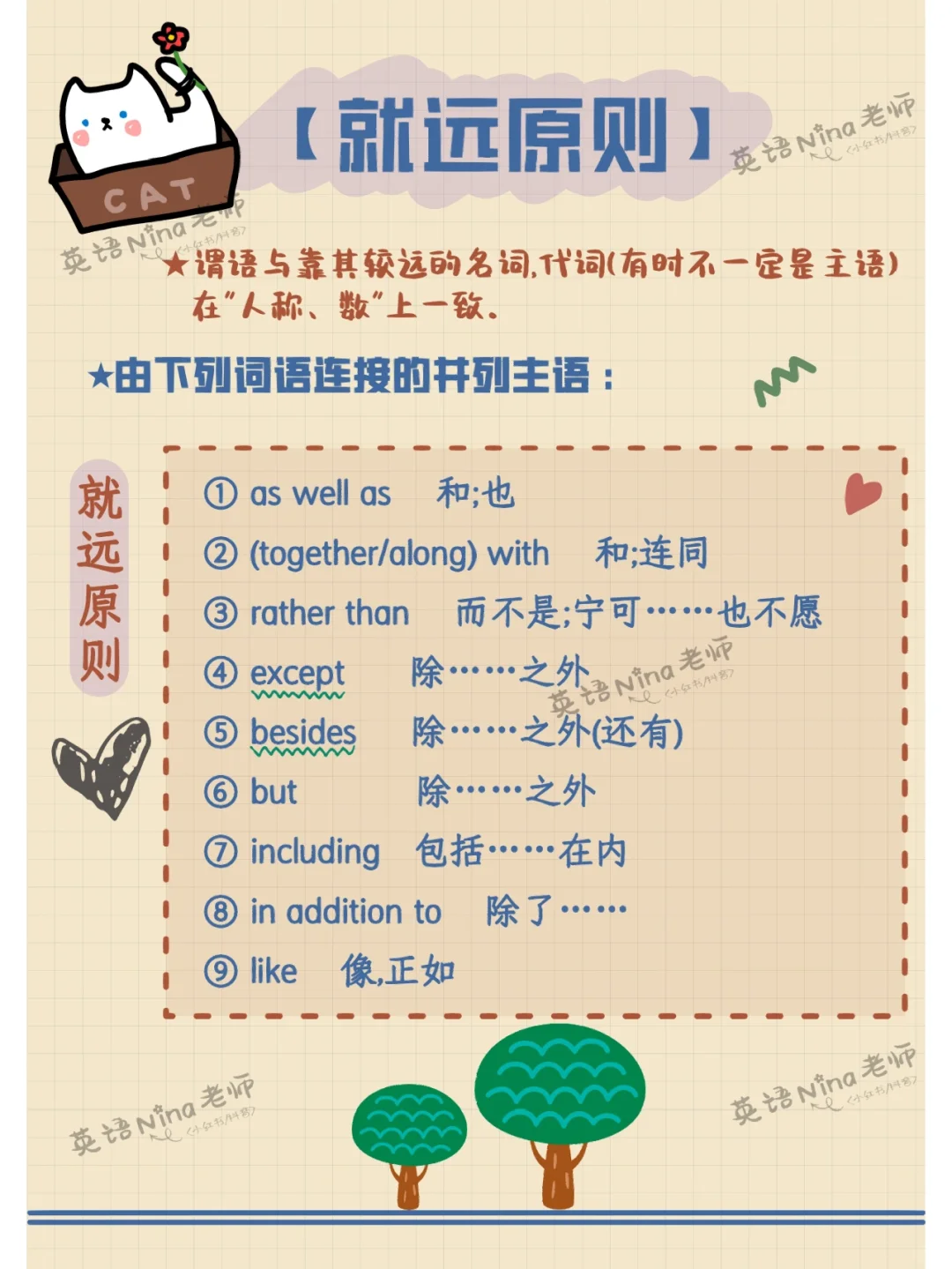 💡英语就远原则』详细整理➕例句⚡