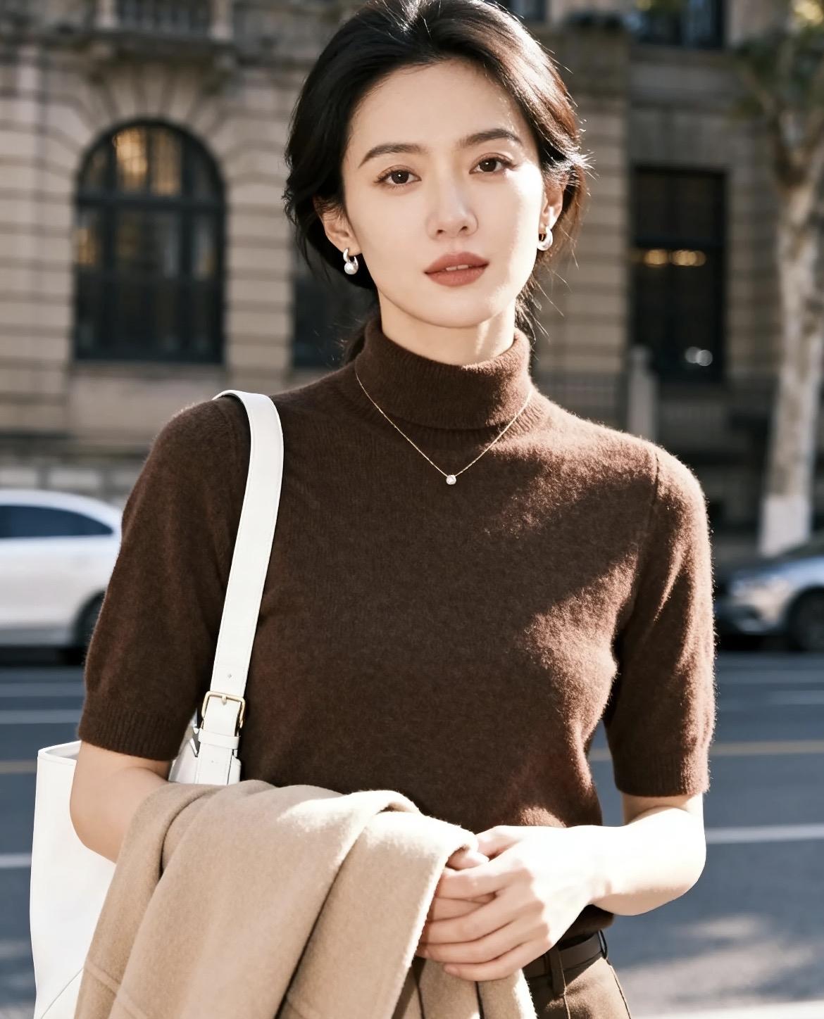 气质穿搭、轻奢耐看，柔丽端庄，锦裙嫣然，衣品卓绝，淡饰娇柔，超凡美态，飒爽清丽！