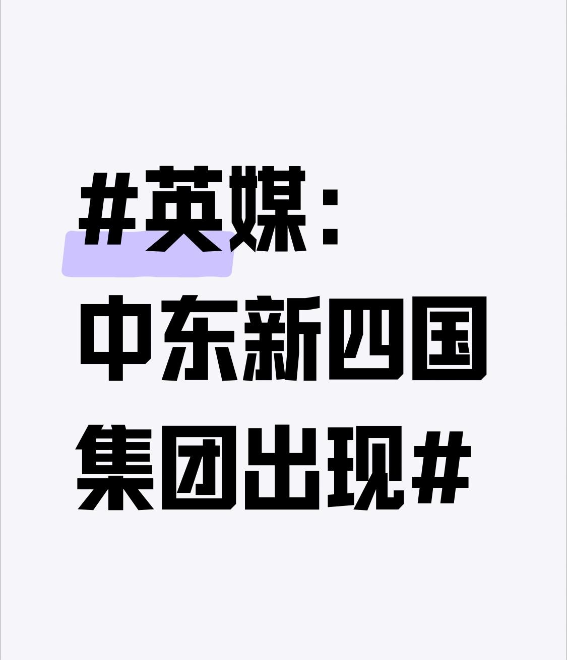 从资源互补角度来看，这四国或许在石油、天然气、矿产等能源领域各有所长。通过集团内