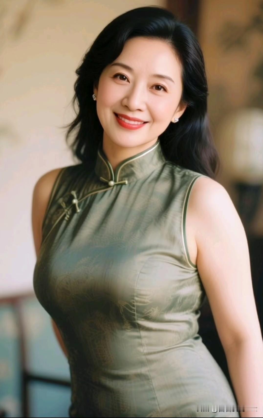 西江月·岁月流年
 
鬓染松烟墨色，衣裁竹影清光。
一襟温婉自留香，笑里流年轻漾