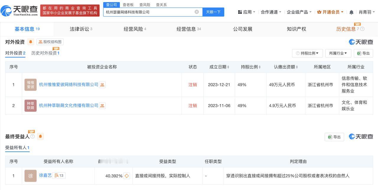 网红猫一杯实控公司曾被罚1.5万
起底网红猫一杯实控公司
据媒体报道，此前，官方