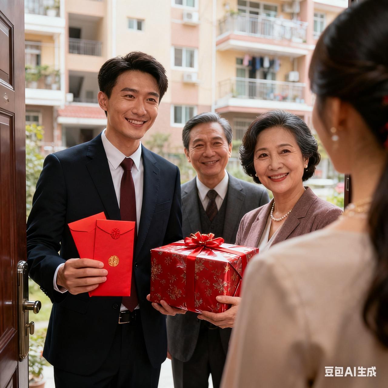 这事儿听着就替男方家长窝火！男方带着3万多红包礼物去女方家，反过来女方家人上门啥