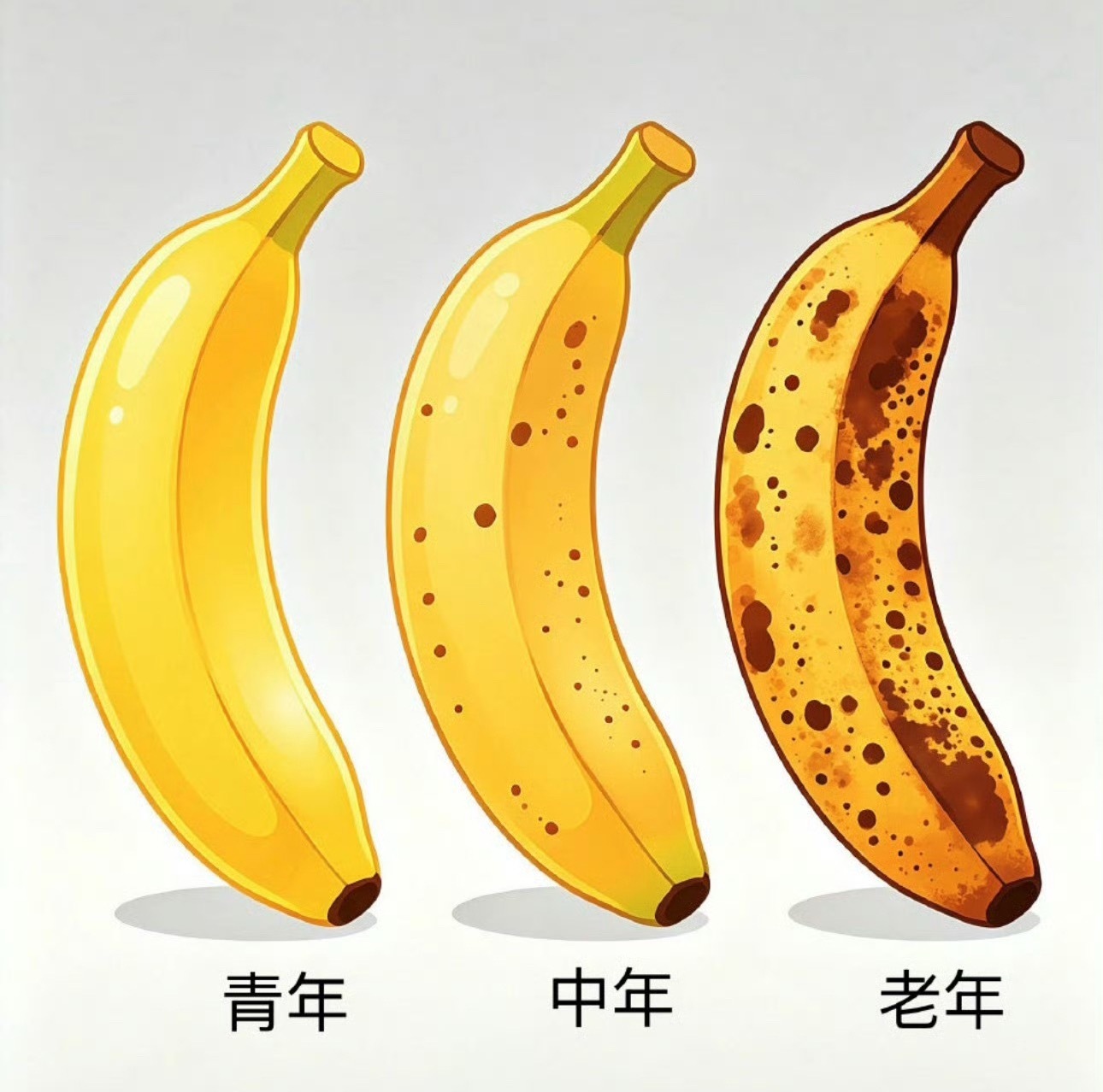 原来身上越来越多痣是因为其实人是一根香蕉啊还以为是苍蝇💩或熬夜造成的呢有点东西