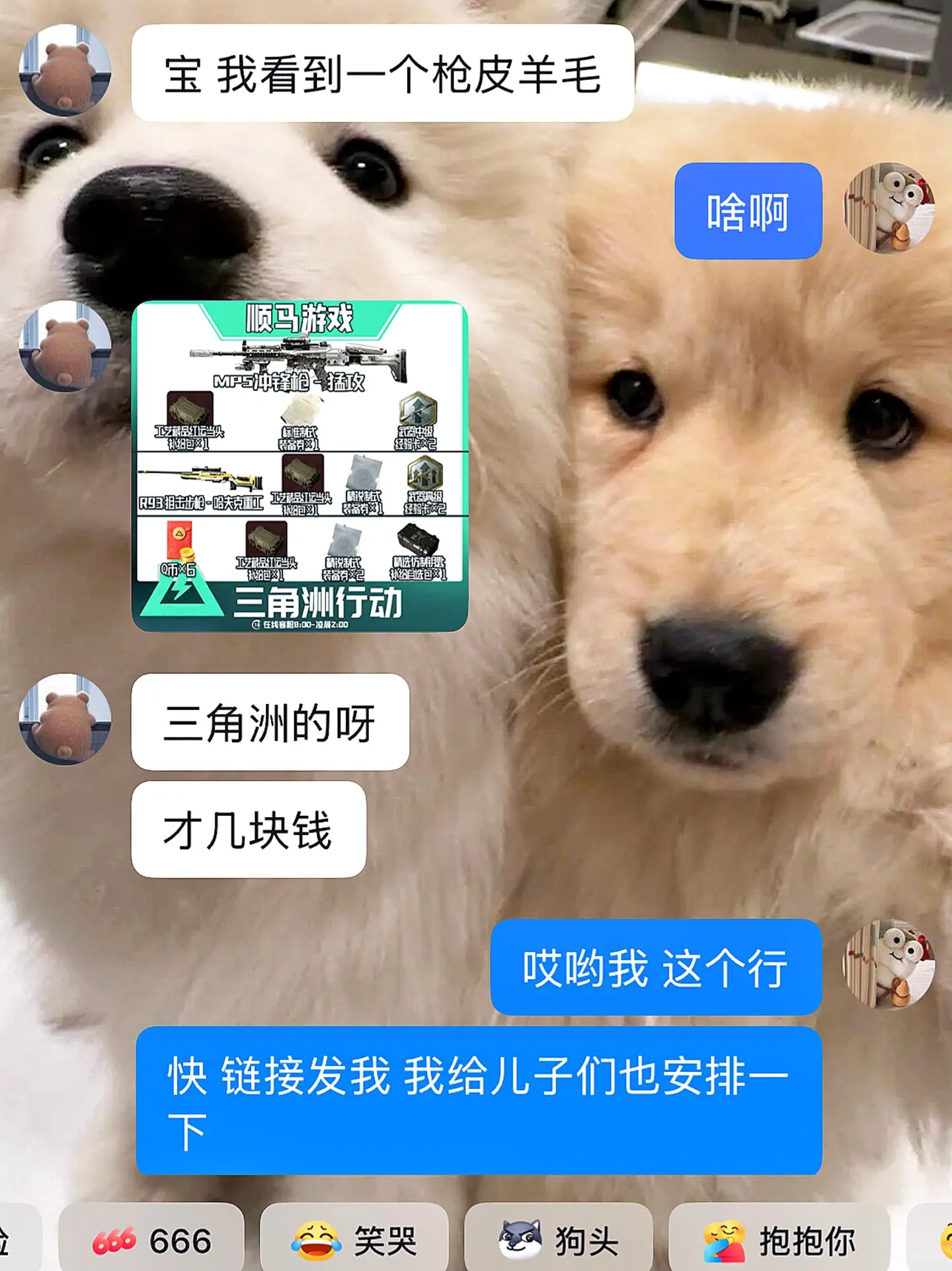 老大！是三角洲枪皮