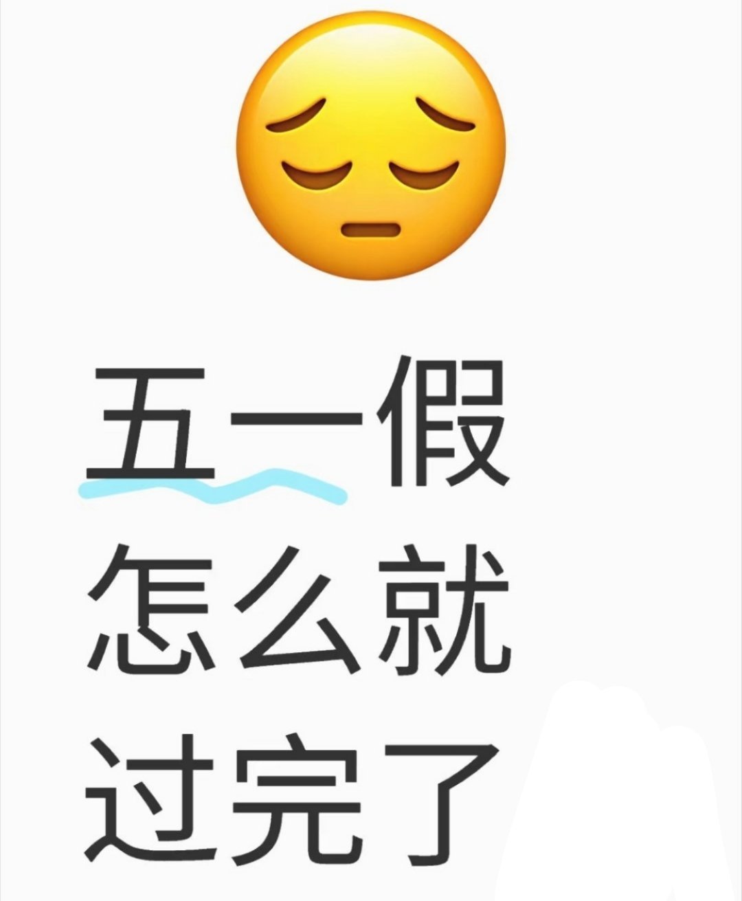 许愿可以重新回到五一假期前 一觉醒来，发现五一已经开始接近尾声。于是我唱了一百遍