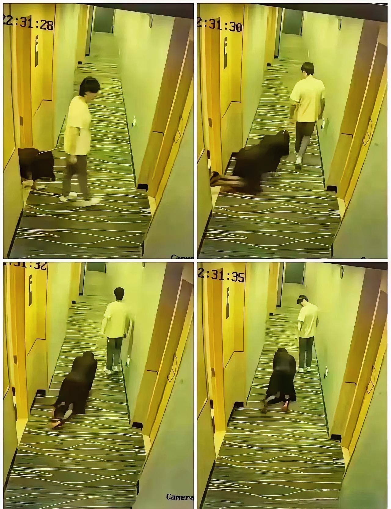 这玩的是什么项目？
难道这就是有钱人的快乐吗！

明显是在酒店里
一个敢要求
一