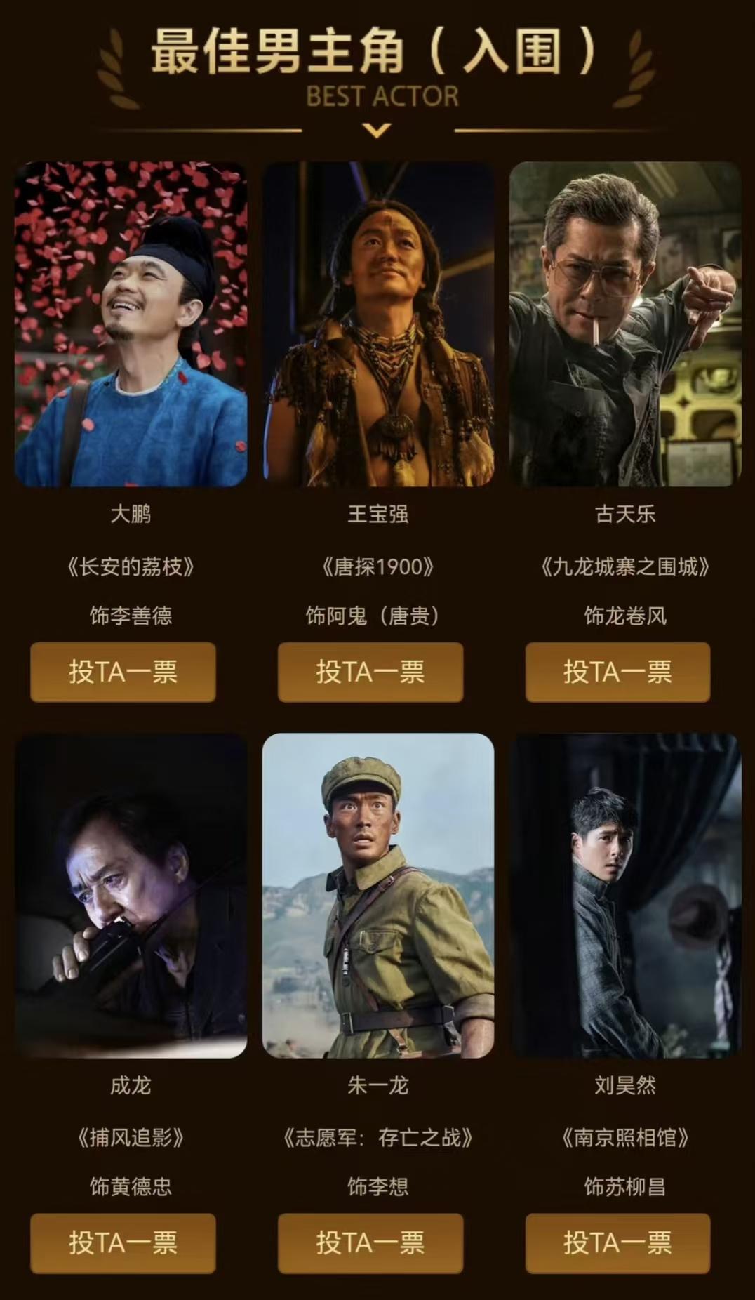 百花奖公布入围名单，最佳男演员列表仔细看了两遍，没有发现沈腾的名字。百花奖不喜欢