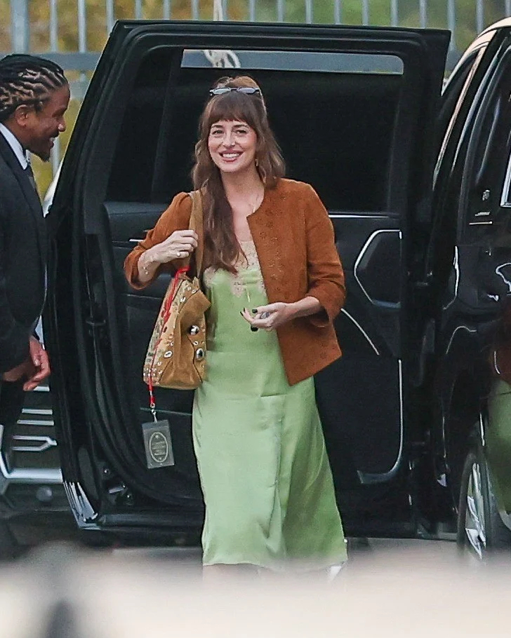 Dakota Johnson和友人 2日洛杉矶外出 