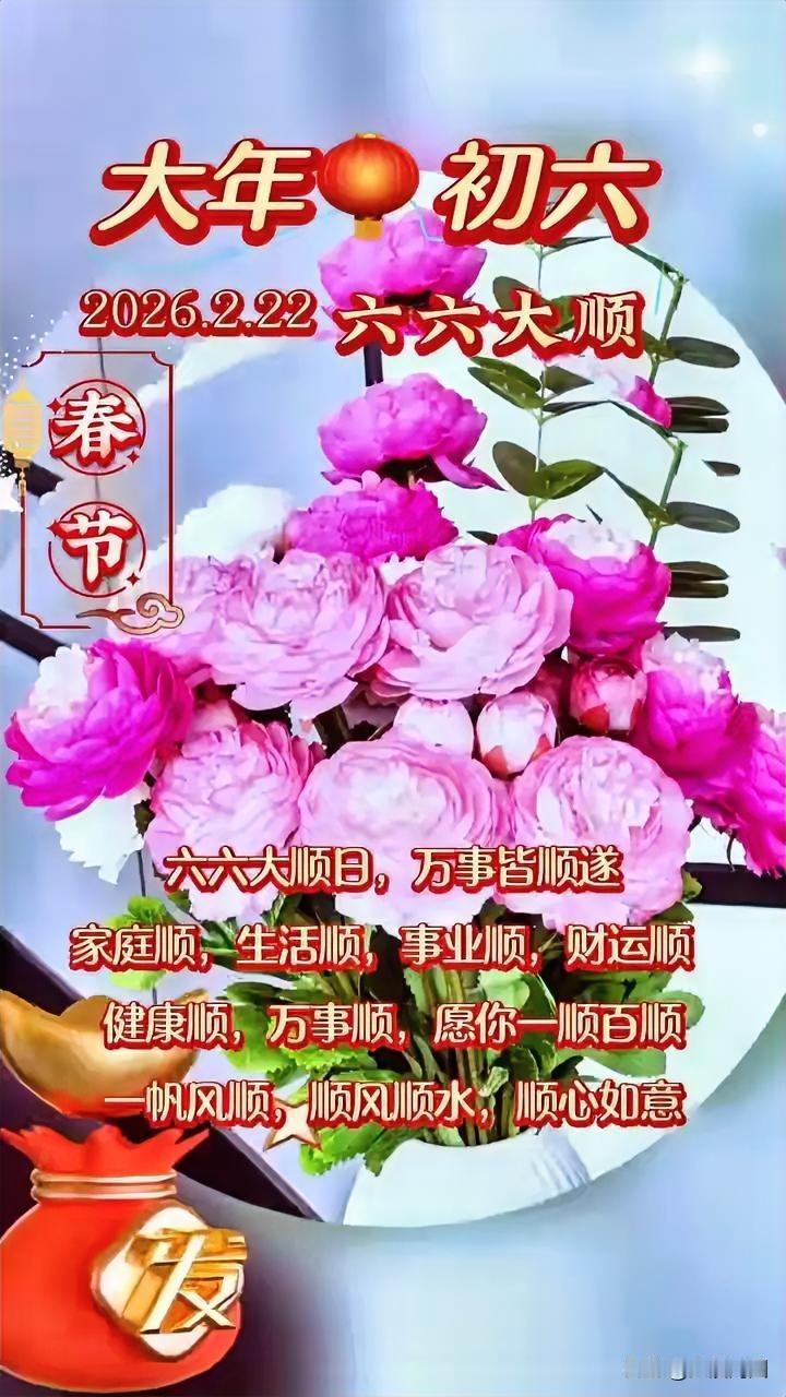 新年初六，万事顺遂，福气满满！💐🎉