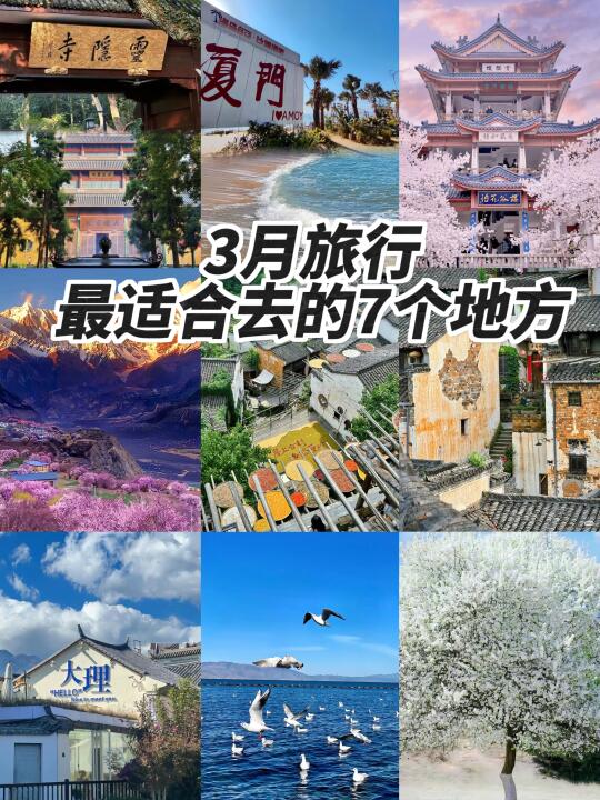 3月，赴一场春日之约 蕞适合去的7个地方~