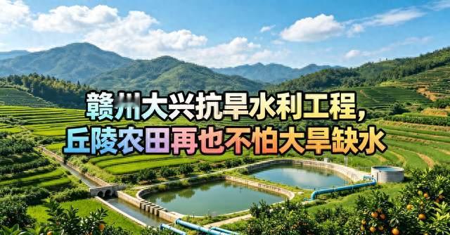 赣州大兴抗旱水利工程，丘陵农田再也不怕大旱缺水