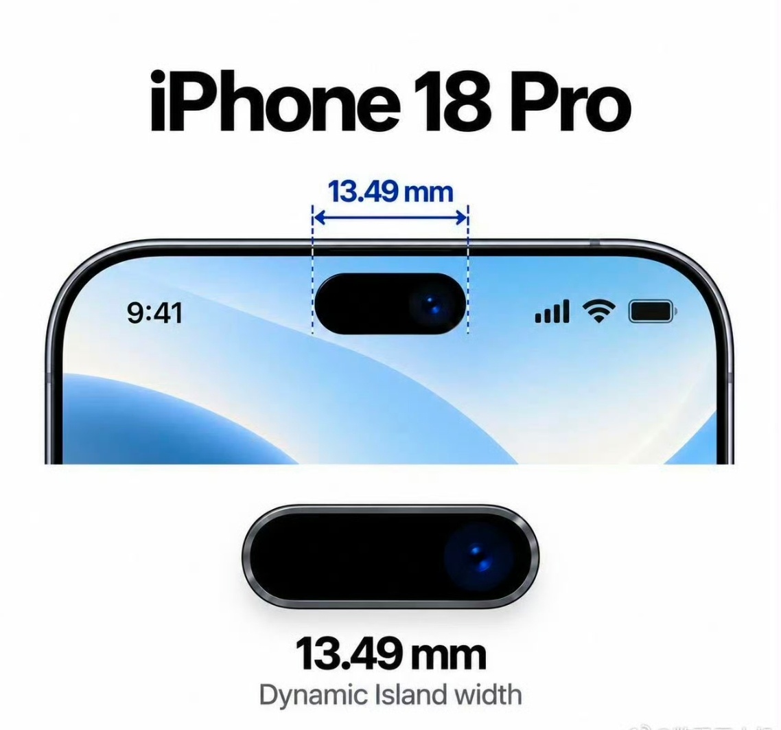 iPhone18Pro小号灵动岛  今年准备熬一下等等看 iPhone Duo 