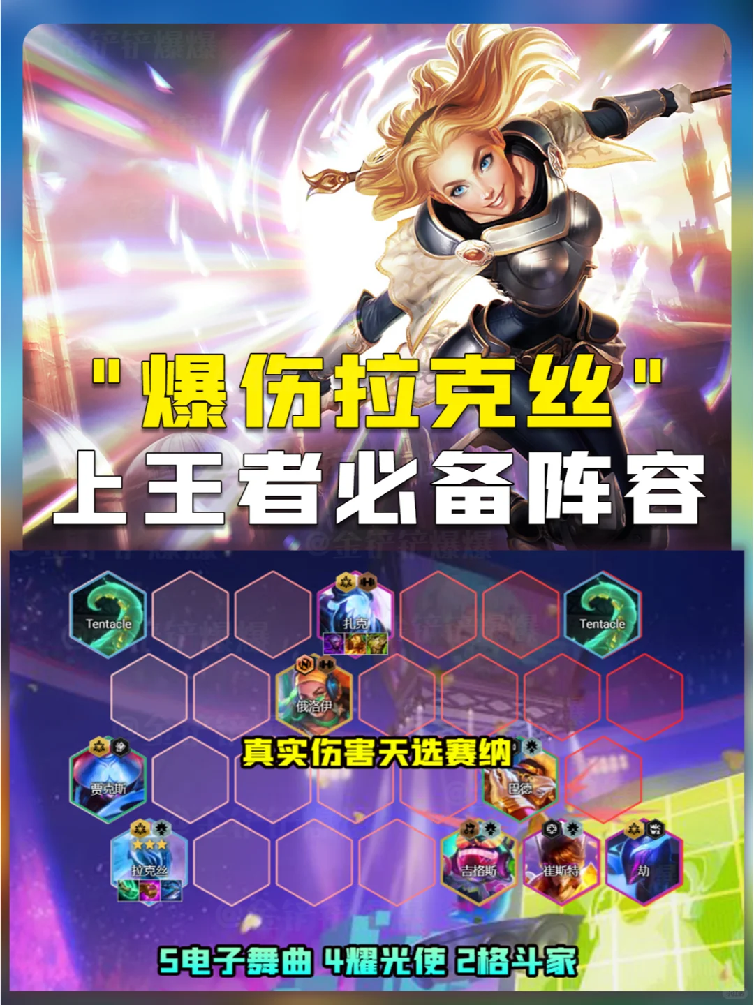 姐妹们！还得拉克丝！速度冲呀！库库上王者