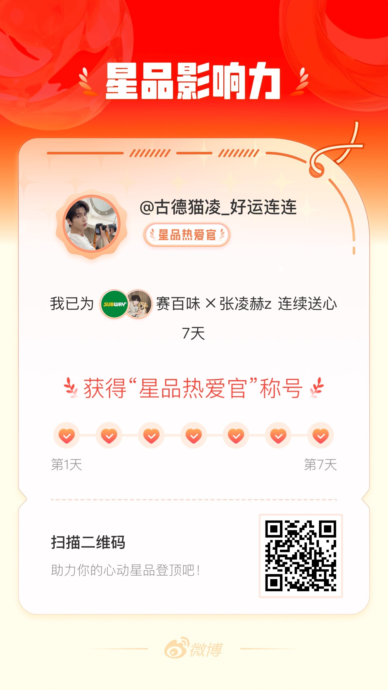 张凌赫代言赛百味新鲜向上 嘿！我在星品影响力上邂逅了一个疯狂心动的夏日星品——夏