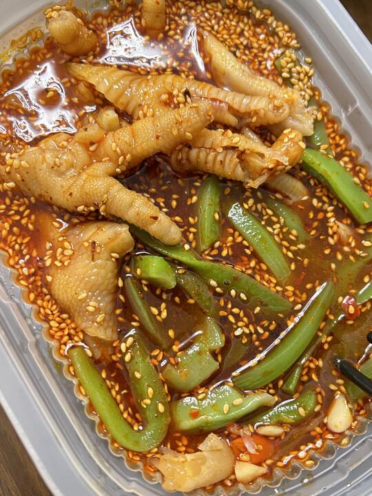 红油贡菜鸡爪真的好吃到停不下来啊啊啊