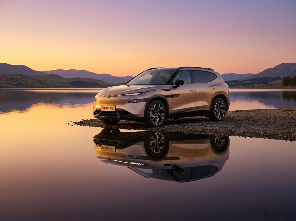 AI汽车生图 ID.UNYX 与众08 与众08是大众汽车（安徽）与小鹏汽车联合